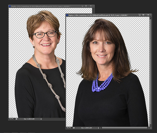Both Portraits as Layers in PSD format - 178mb